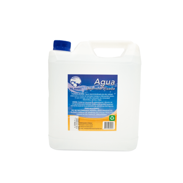 Agua Desmineralizada 5Lts (SKU 10010002)