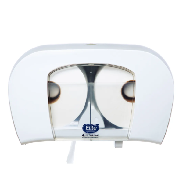 Dispensador Higienico Doble Rollo Elite Blanco