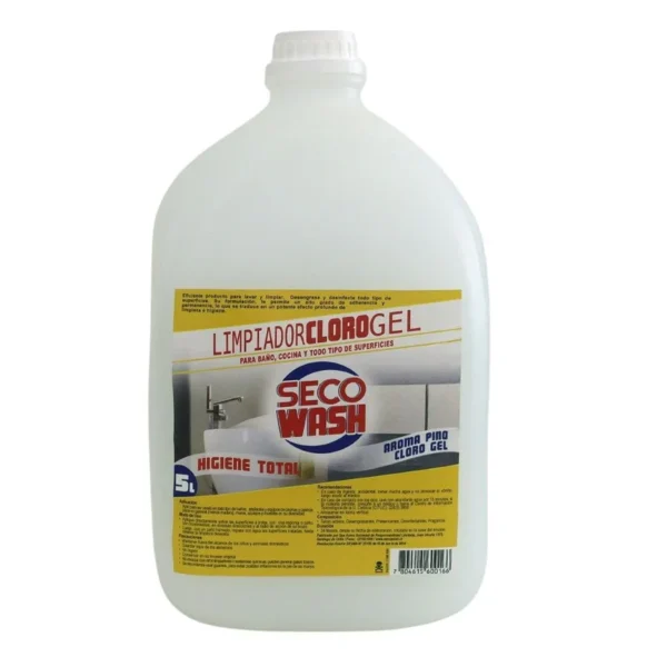 Cloro Gel 5Lts Secowash Pino