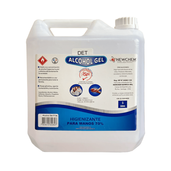 Alcohol Gel 5Lts Newc 70%