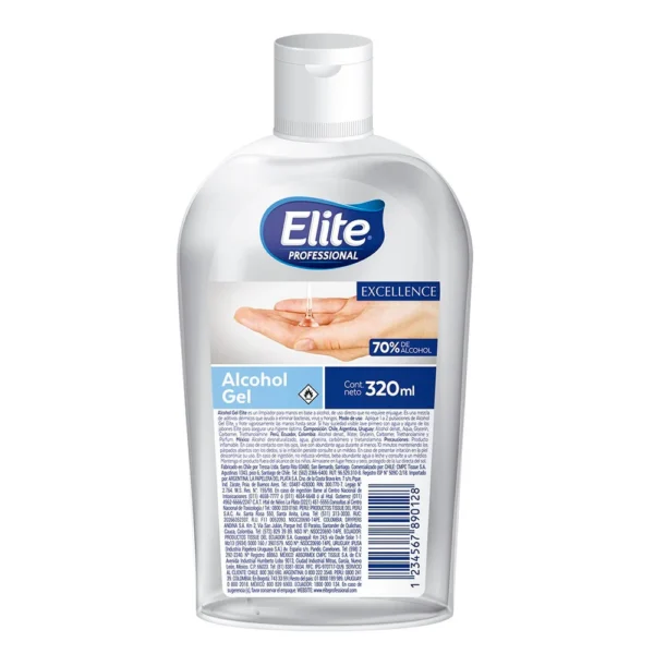 Alcohol Gel Elite Profesional  320 ml (SKU 10010903)